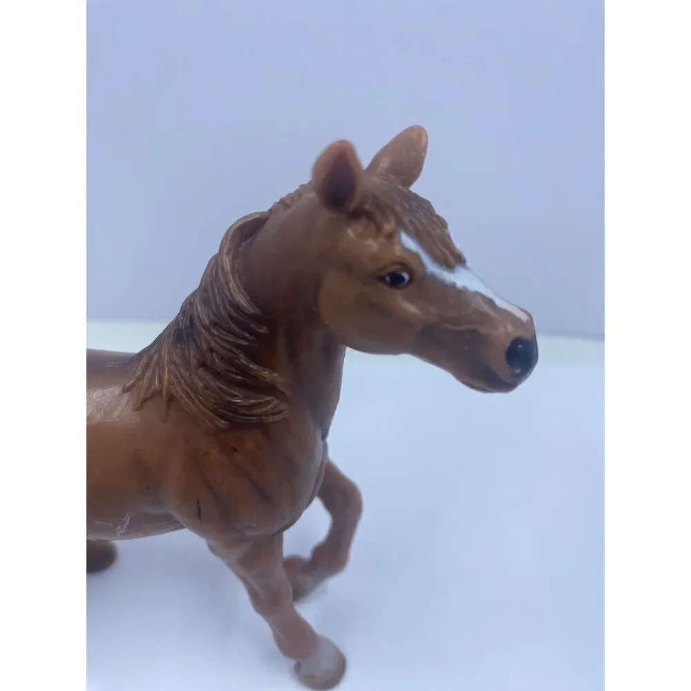 2001 Schleich Walking Chestnut Mare Brown Horse 4